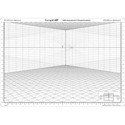 GRAPH'IT Perspectief Raster A - Obliqu Perspectief Raster - Technisch Tekening GRAPH'IT Perspectief Raster A - Obliqu Perspectief Raster - Technisch Tekening