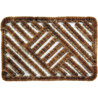 ID MAT Tapis Coco Métal 40x60cm - Tapis de porte - Publicité ID MAT Tapis Coco Métal 40x60cm - Tapis de porte - Publicité