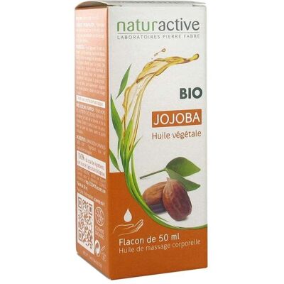 Huile de Jojoba Bio Naturactive 50ml - Huile visage pour peau grasse - Publicité Huile de Jojoba Bio Naturactive 50ml - Huile visage pour peau grasse - Publicité