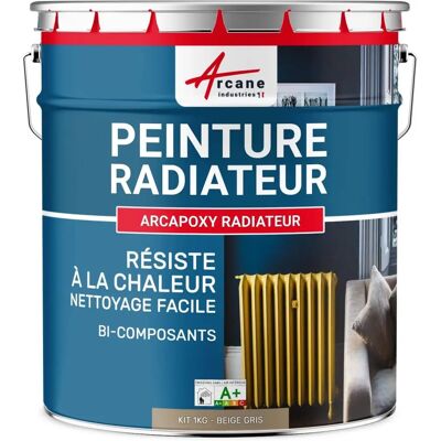 Generic - Radiator Paint Kit - Beige-gris - 1 kg - Peinture - Publicité Generic - Radiator Paint Kit - Beige-gris - 1 kg - Peinture - Publicité