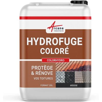 Enduit hydrofuge coloré pour toitures RAL 9004 - 20L - Arcane Industries - Publicité Enduit hydrofuge coloré pour toitures RAL 9004 - 20L - Arcane Industries - Publicité