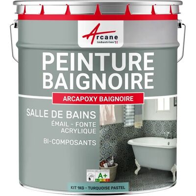 Kit Résine Pastel Turquoise ARCANE INDUSTRIES 1kg - Baignoire & Lavabo - Publicité Kit Résine Pastel Turquoise ARCANE INDUSTRIES 1kg - Baignoire & Lavabo - Publicité