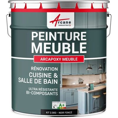 Peinture noire pour meubles - arcane industries - 2.5 kg - Jusqu'à 30 m² - Publicité Peinture noire pour meubles - arcane industries - 2.5 kg - Jusqu'à 30 m² - Publicité