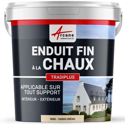 Arcane Industries Tradiplus Enduit Fin de Chaux - Intérieur & Extérieur - 15kg - Publicité Arcane Industries Tradiplus Enduit Fin de Chaux - Intérieur & Extérieur - 15kg - Publicité