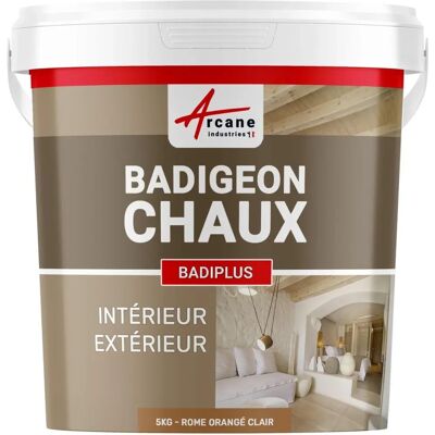 Arcane Industries Orange Clair Peinture à la chaux pour intérieur et extérieur Arcane Industries Orange Clair Peinture à la chaux pour intérieur et extérieur