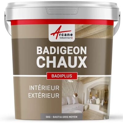 Arcane Industries Badiplus 5kg Peinture de Chaux pour Murs - Intérieur & Extérieur Arcane Industries Badiplus 5kg Peinture de Chaux pour Murs - Intérieur & Extérieur