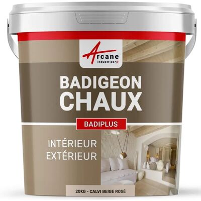 Enduit de chaux Badiplus Intérieur/Extérieur - Respirant, UV Résistant - 20kg Enduit de chaux Badiplus Intérieur/Extérieur - Respirant, UV Résistant - 20kg