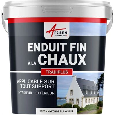 Tradiplus Enduit de chaux - Finition minérale pour murs Tradiplus Enduit de chaux - Finition minérale pour murs