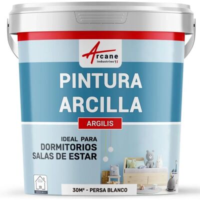 Peinture argile naturelle pour chambre d’enfant - ARGILIS - blanc - 30 m² Peinture argile naturelle pour chambre d’enfant - ARGILIS - blanc - 30 m²
