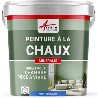 Peinture à la chaux naturelle Arcane Industries - Mineralis - 15 m² - Murs Intérieurs - Publicité Peinture à la chaux naturelle Arcane Industries - Mineralis - 15 m² - Murs Intérieurs - Publicité