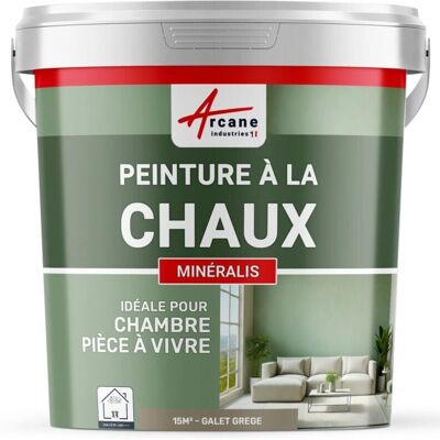 Peinture à la chaux naturelle intérieure - Arcane Industries - Mineralis - 15m² - Publicité Peinture à la chaux naturelle intérieure - Arcane Industries - Mineralis - 15m² - Publicité