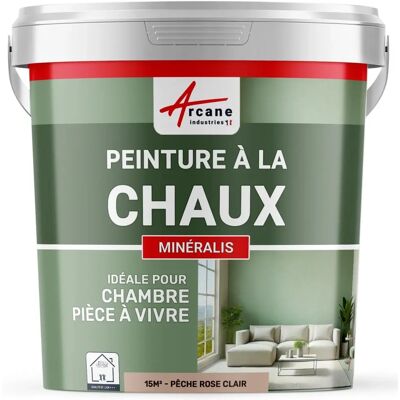Peinture à la chaux naturelle Mineralis - 15 m² - Intérieur - Publicité Peinture à la chaux naturelle Mineralis - 15 m² - Intérieur - Publicité
