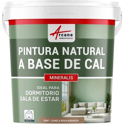 Peinture à la chaux naturelle pour intérieur - mineralis - 30m² - canela rosa naranja - arcane industries - Publicité Peinture à la chaux naturelle pour intérieur - mineralis - 30m² - canela rosa naranja - arcane industries - Publicité