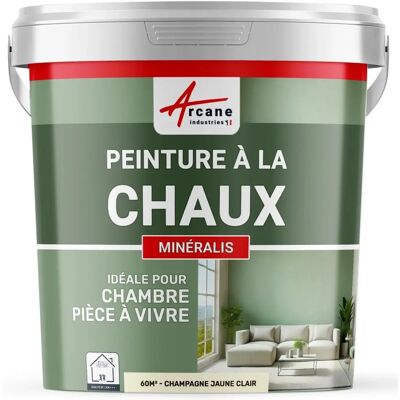 Peinture à la chaux naturelle intérieure - mineralis - 60 m² - Publicité Peinture à la chaux naturelle intérieure - mineralis - 60 m² - Publicité
