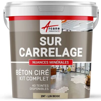 Kit de revêtement pour carreaux Arcane Industries - Beige - Installation facile - Publicité Kit de revêtement pour carreaux Arcane Industries - Beige - Installation facile - Publicité