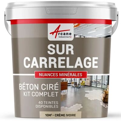 Kit de Revêtement de Carreaux Arcane Industries - Marbre crème - Installation facile - Publicité Kit de Revêtement de Carreaux Arcane Industries - Marbre crème - Installation facile - Publicité