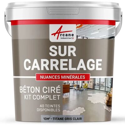 Kit de revêtement pour carreaux Arcane Industries - Titane gris clair - 10 m² - Publicité Kit de revêtement pour carreaux Arcane Industries - Titane gris clair - 10 m² - Publicité