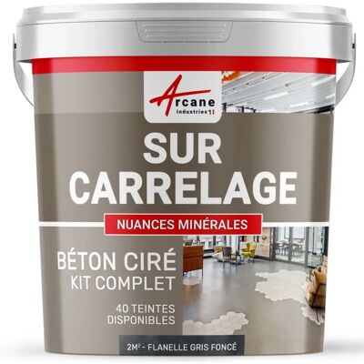 Kit de béton pour carreaux gris foncé - Arcane Industries - Publicité Kit de béton pour carreaux gris foncé - Arcane Industries - Publicité
