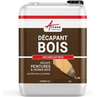 Décapant bois Arcade Industries - 5L - Enlève peintures & vernis Décapant bois Arcade Industries - 5L - Enlève peintures & vernis