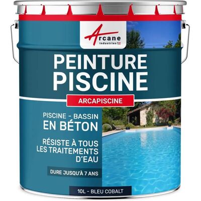 Peinture étanche pour piscines en béton - 10L - Arcane Industries - Publicité Peinture étanche pour piscines en béton - 10L - Arcane Industries - Publicité