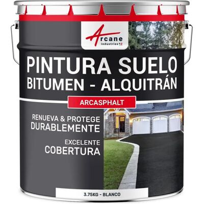 Peinture blanche pour asphalte - Arcane Industries pour routes et parkings - Publicité Peinture blanche pour asphalte - Arcane Industries pour routes et parkings - Publicité