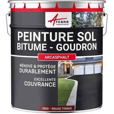 Arcane Industries - Arcatennis - Primaire étanche pour asphalte - Peinture bitumineuse - Publicité Arcane Industries - Arcatennis - Primaire étanche pour asphalte - Peinture bitumineuse - Publicité
