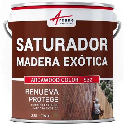 Saturateur pour bois exotique - 2.5L - Saturateur bois - Publicité Saturateur pour bois exotique - 2.5L - Saturateur bois - Publicité