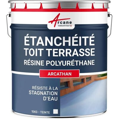 Imperméabilisation de toitures en polyuréthane blanc - Arcane Industries - Publicité Imperméabilisation de toitures en polyuréthane blanc - Arcane Industries - Publicité