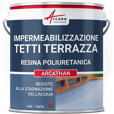 Imperméabilisation de Toitures - Arcathan 4kg Rouge Brique - Publicité Imperméabilisation de Toitures - Arcathan 4kg Rouge Brique - Publicité