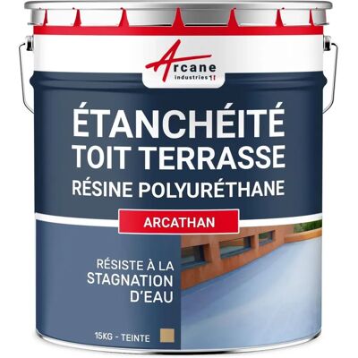 Imperméabilisation de Toits en Polyuréthane Beige - Arcane Industries - Publicité Imperméabilisation de Toits en Polyuréthane Beige - Arcane Industries - Publicité