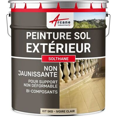 Peinture Solthane ivoire clair 5kg - Peinture pour sols extérieurs/interieurs - Publicité Peinture Solthane ivoire clair 5kg - Peinture pour sols extérieurs/interieurs - Publicité