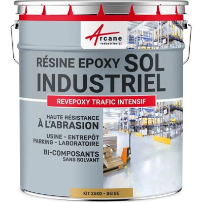 Peinture époxy beige pour sols industriels - Arcane Industries - Publicité Peinture époxy beige pour sols industriels - Arcane Industries - Publicité