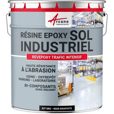 Peinture époxy Arcane Industries - Sols trafic intense - 5kg - Publicité Peinture époxy Arcane Industries - Sols trafic intense - 5kg - Publicité