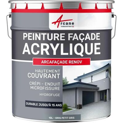 Peinture façade Arcane Industries - Gris Bleu 10L - Publicité Peinture façade Arcane Industries - Gris Bleu 10L - Publicité