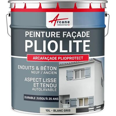 Peinture Arcane Industries Pliolite - Blanc, Gris, Beige - Revêtement mur extérieur - Publicité Peinture Arcane Industries Pliolite - Blanc, Gris, Beige - Revêtement mur extérieur - Publicité