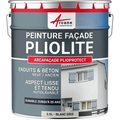 Peinture pour Façades Arcane Industries Plioprotect Hydrophobe - 2,5L - Publicité Peinture pour Façades Arcane Industries Plioprotect Hydrophobe - 2,5L - Publicité