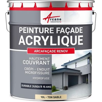 Arcane Industries - Arcafaçade Renov - Peinture Extérieure - Arena - 10L - Publicité Arcane Industries - Arcafaçade Renov - Peinture Extérieure - Arena - 10L - Publicité