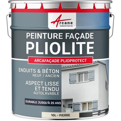 Arcafacade Plioprotect - Pierre - 10L - Peinture façade extérieure - Publicité Arcafacade Plioprotect - Pierre - 10L - Peinture façade extérieure - Publicité