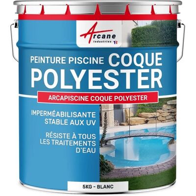 Peinture pour piscine en polyuréthane - Blanc - Type de piscine - Publicité Peinture pour piscine en polyuréthane - Blanc - Type de piscine - Publicité
