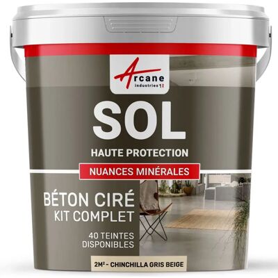Kit Microcemento Arcane Industries - 2m², Gris Beige, Résistance Élevée - Publicité Kit Microcemento Arcane Industries - 2m², Gris Beige, Résistance Élevée - Publicité