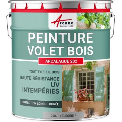 Peinture pour fenêtres en bois Arcane Industries 202 gris RAL 7047 - Publicité Peinture pour fenêtres en bois Arcane Industries 202 gris RAL 7047 - Publicité