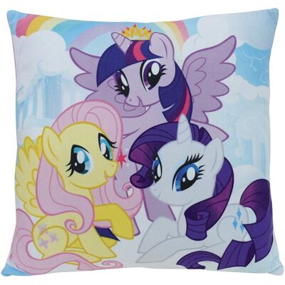 Almohada Fun House My Little Pony - Cojín cuadrado de poliéster para niños 35x15cm Almohada Fun House My Little Pony - Cojín cuadrado de poliéster para niños 35x15cm