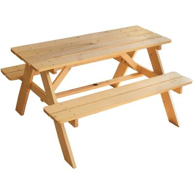Fun House 95 x 75 x 53 cm Holz Picknicktisch Fun House 95 x 75 x 53 cm Holz Picknicktisch