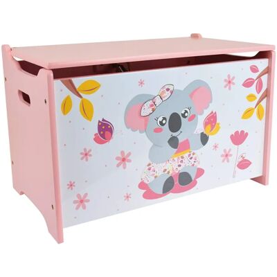 FUNHOUSE Cally MIMI KOALA Boîte de Rangement en Bois Rose - Organisateur de Jouets pour Enfants - Publicité FUNHOUSE Cally MIMI KOALA Boîte de Rangement en Bois Rose - Organisateur de Jouets pour Enfants - Publicité