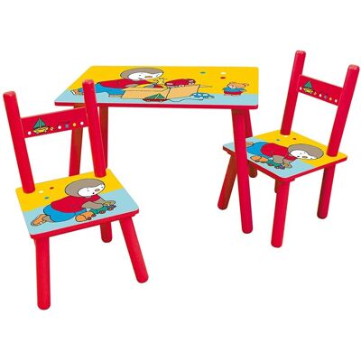 Ensemble de Table et Chaises pour Enfants Fun House T'CHOUPI - Publicité Ensemble de Table et Chaises pour Enfants Fun House T'CHOUPI - Publicité