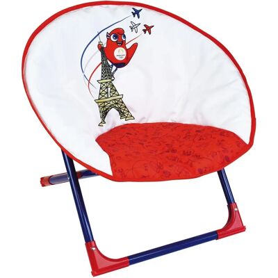 Chaise pliante olympique pour enfants - Rouge & Blanc - Intérieur Extérieur - Publicité Chaise pliante olympique pour enfants - Rouge & Blanc - Intérieur Extérieur - Publicité