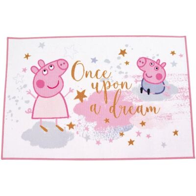 Tapis de jeu FUNHOUSE rose Peppa Pig 80 x 120 cm - Publicité Tapis de jeu FUNHOUSE rose Peppa Pig 80 x 120 cm - Publicité