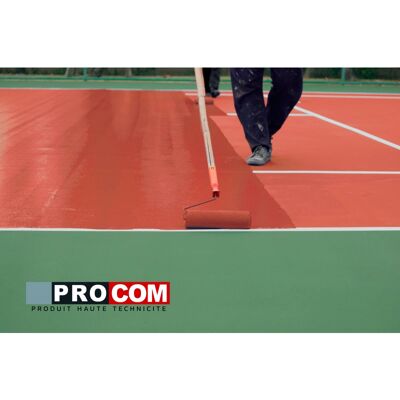 PROCOM 10 litres - Peinture pour court de tennis - Publicité PROCOM 10 litres - Peinture pour court de tennis - Publicité