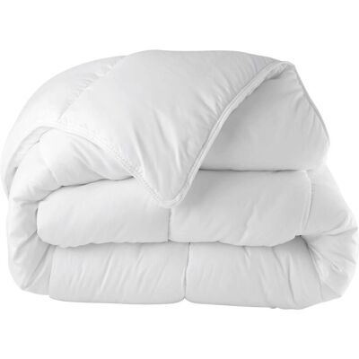 France Discount Housse Double Face - Blanc Hiver - 220x240cm - Publicité France Discount Housse Double Face - Blanc Hiver - 220x240cm - Publicité