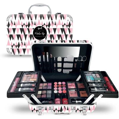 GLOSS Mallette de maquillage XXXL - Noir&Pink - Trousse de maquillage - Publicité GLOSS Mallette de maquillage XXXL - Noir&Pink - Trousse de maquillage - Publicité